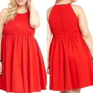 Torrid Red Sleeveless Dress size 12